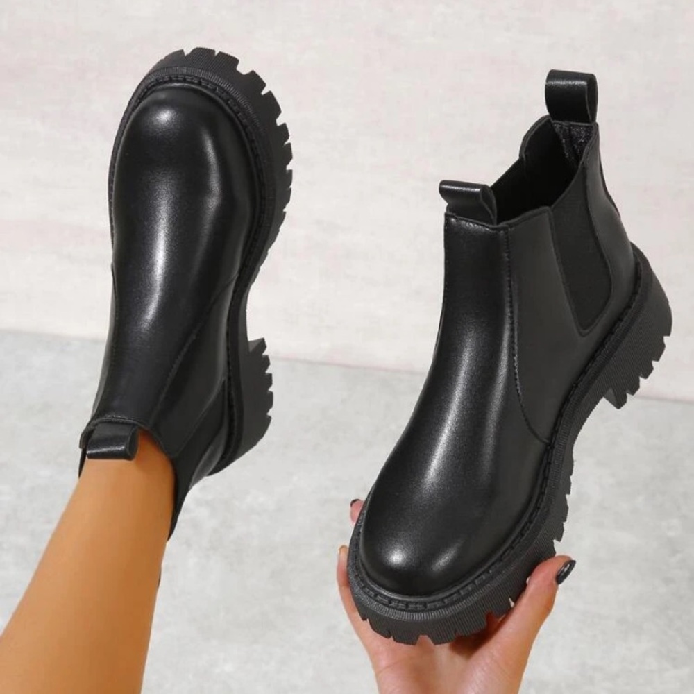Black boots